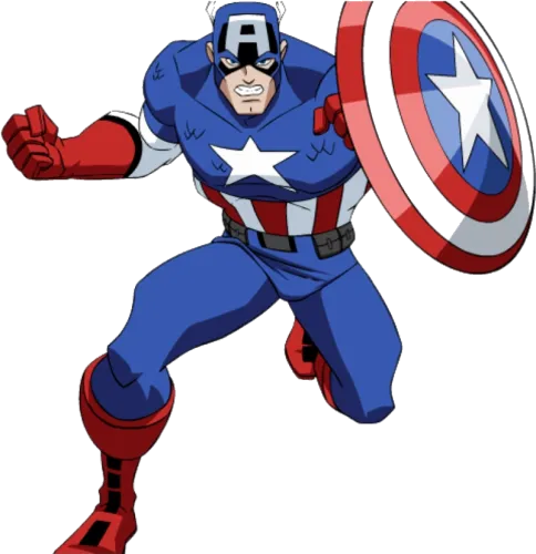 Superhero Clipart Free Ba Dessin Captain America Couleur - Captain America Dessin Animé