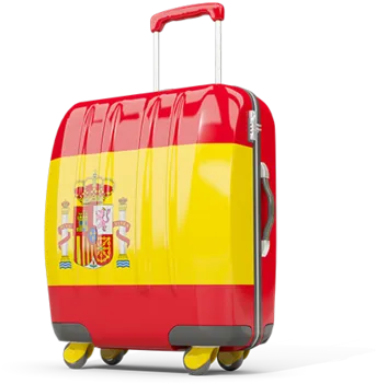 Suitcase With Flag - Moroccan Flag Suitcase