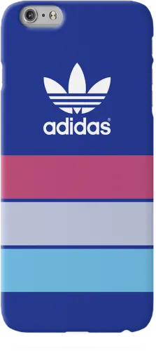 Iphone 6 Plus Back Cover And Case Blue Adidas Design - Iphone Back Cover Png