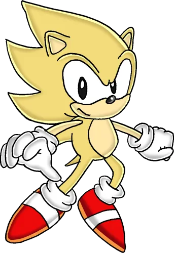 Sonic The Hedgehog Clipart Super Sonic - Super Sonic The Hedgehog Classic