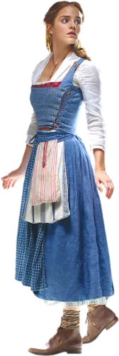 Belle Png By Gasa979 - Emma Watson Belle Blue Dress