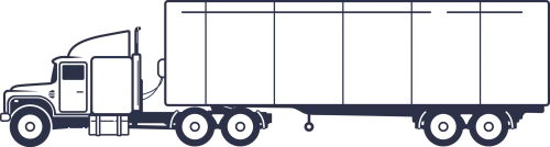 Transparent Semi Truck Png - Flatbed Semi Truck Clipart