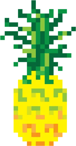 8-bit Pineapple - Pineapple 8 Bit Png