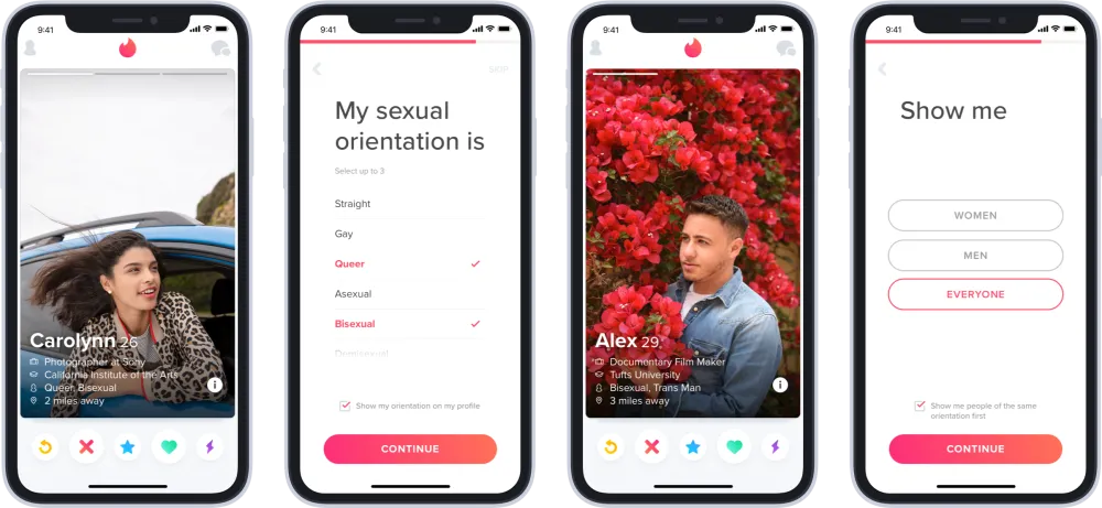 Final Orientation Screens - Tinder Sexual Orientation