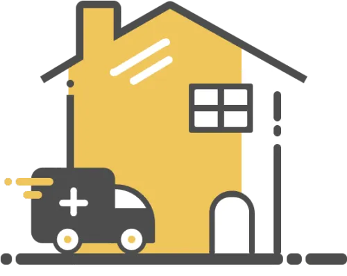 In-home Visits - Home Visits Care Icon