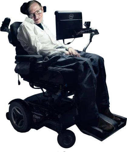 Stephen Hawking In Wheelchair Png Image