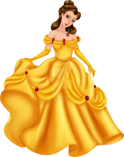 Beauty And The Beast Png Transparent Image - Beauty And The Beast Belle Clipart