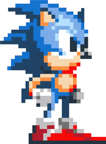 16 Bit Sonic By Nathanmarino-d4nscn2 - 16 Bit Sonic The Hedgehog