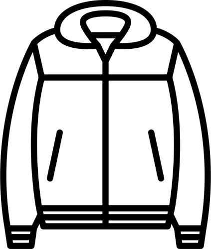 Library Of Jacket Vector Library Library Black And - Jacket Clipart Black And White