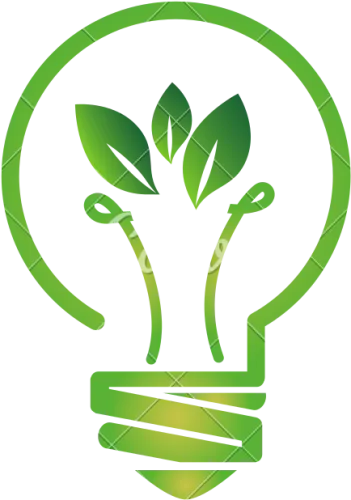 Light Bulb Clipart Eco - Logo Eco Friendly Icon