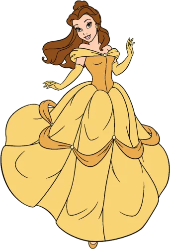 Beauty And The Beast&belle Clip Art Image 4 - Belle From Beauty And The Beast Clipart