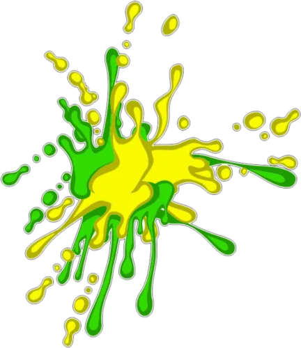 #mq #green #yellow #paint #splash - Yellow And Green Paint Splash Png