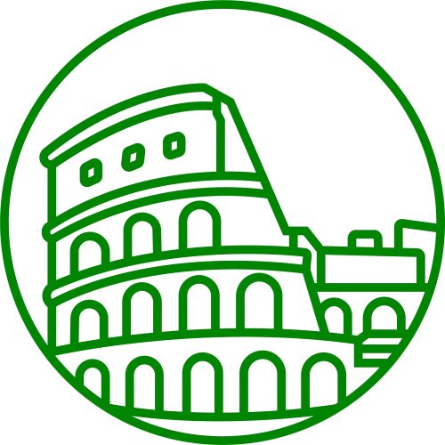 Rome Travel Guide Attractions - Rome Icon Circle