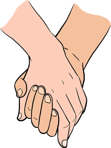 Hand Holding Something Png - Drawing Holding Hand Cartoon
