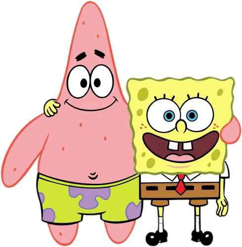 Spongebob Patrick Transparent Png - Patrick Star And Spongebob