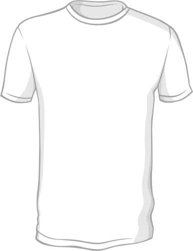 T Shirt Blanc Fond Transparent