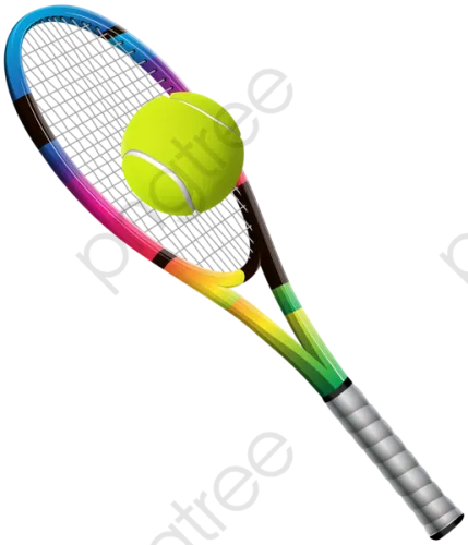 Tennis Ball Clipart Clear Background - Tennis Racket And Ball Transparent Background