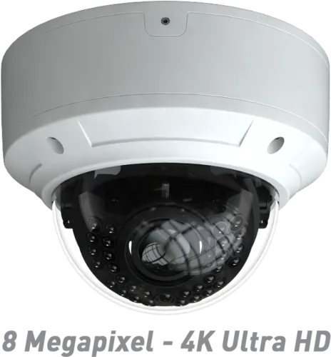 4k Ultra Hd Ir Vandal Dome Ip Camera With Motorized - Hidden Camera