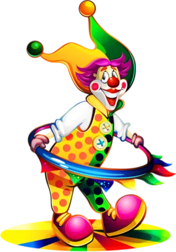 Clown Colored Png Transparent - Dessin De Clown En Couleur