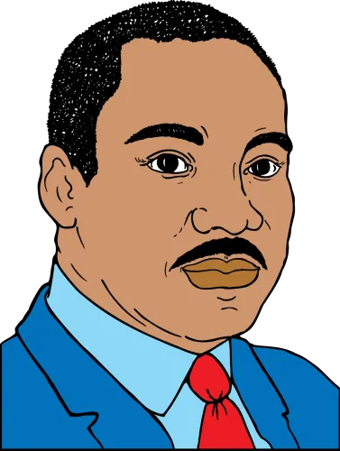 Martin Luther King Jr Clip Art - Martin Luther King Biografia Animado