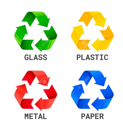 Recycle Clipart Plastic Recycling Free Clip Art Stock - Recycling Sign Paper Plastic Metal Glass
