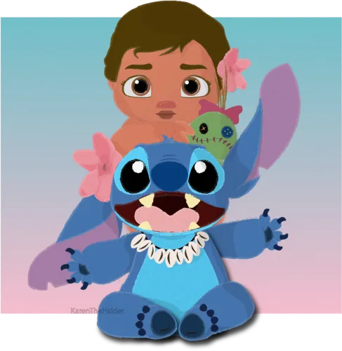 Thinking About Baby Moana And Stitch Together Makes - Baby Moana And Stitch