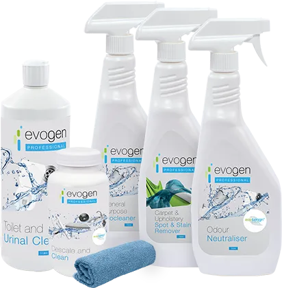 Commercial All In One Cleaning Kit - Eco Friendly Cleaning Agents Used In Hotels