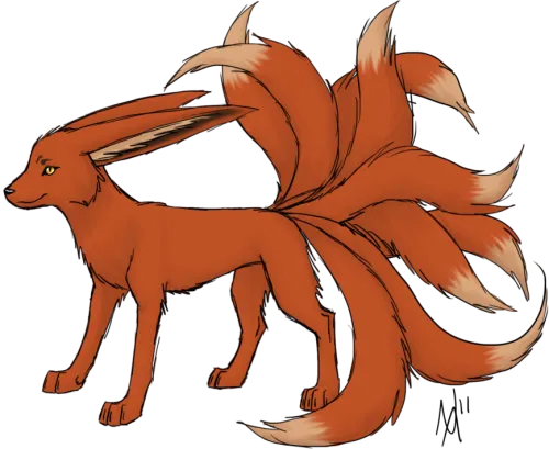 Karene The Tailed By - Six Tail Fox