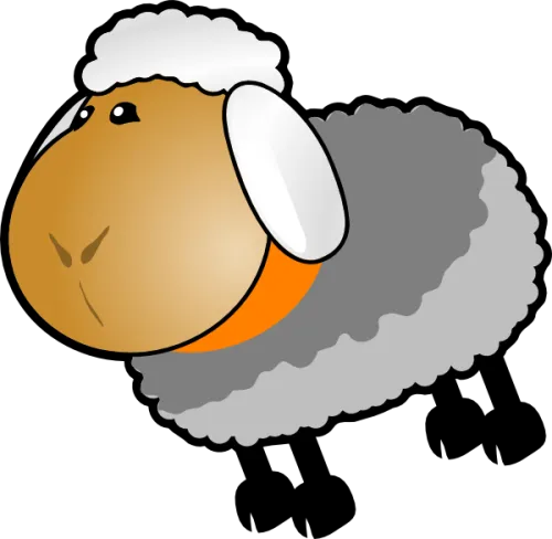Sheep Clipart Colored Sheep - Sheep Clip Art