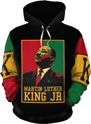 Martin Luther King Jr Retro All-over Hoodie 
 Class - Martin Luther King Jr Hoodie