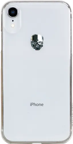 Treasure ᛫ Clear ᛫ Clip-on Hard Cover With Skull Swarovski - Cover Iphone Xr Swarovski