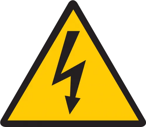 Warning Signs Electrical Hazard Symbol Png - Electrical Hazard Symbol Png