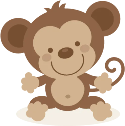 Cute Monkey Clipart Cute Monkey Svg File And Clipart - Cute Monkey Clipart Png