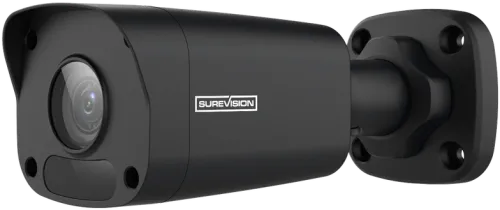 Surevision 4mp Mini Fixed Bullet Network Camera - Bullet Black Camera Png
