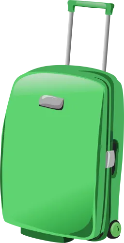 Green Suitcase Png Clipartu200b Gallery Yopriceville - Transparent Background Luggage Png