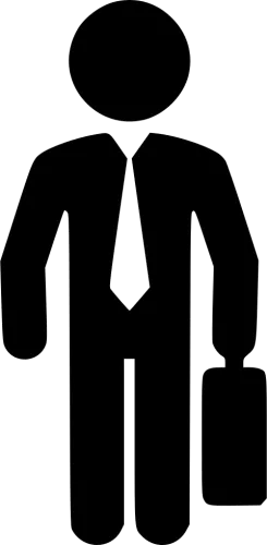 Man Suitcase - Man With Suitcase Svg
