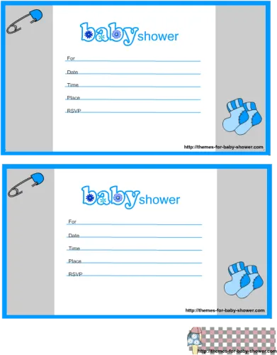 Clip Art Cute Baby Shower Invitations For A Boy - Boy Baby Shower Invitation Blank