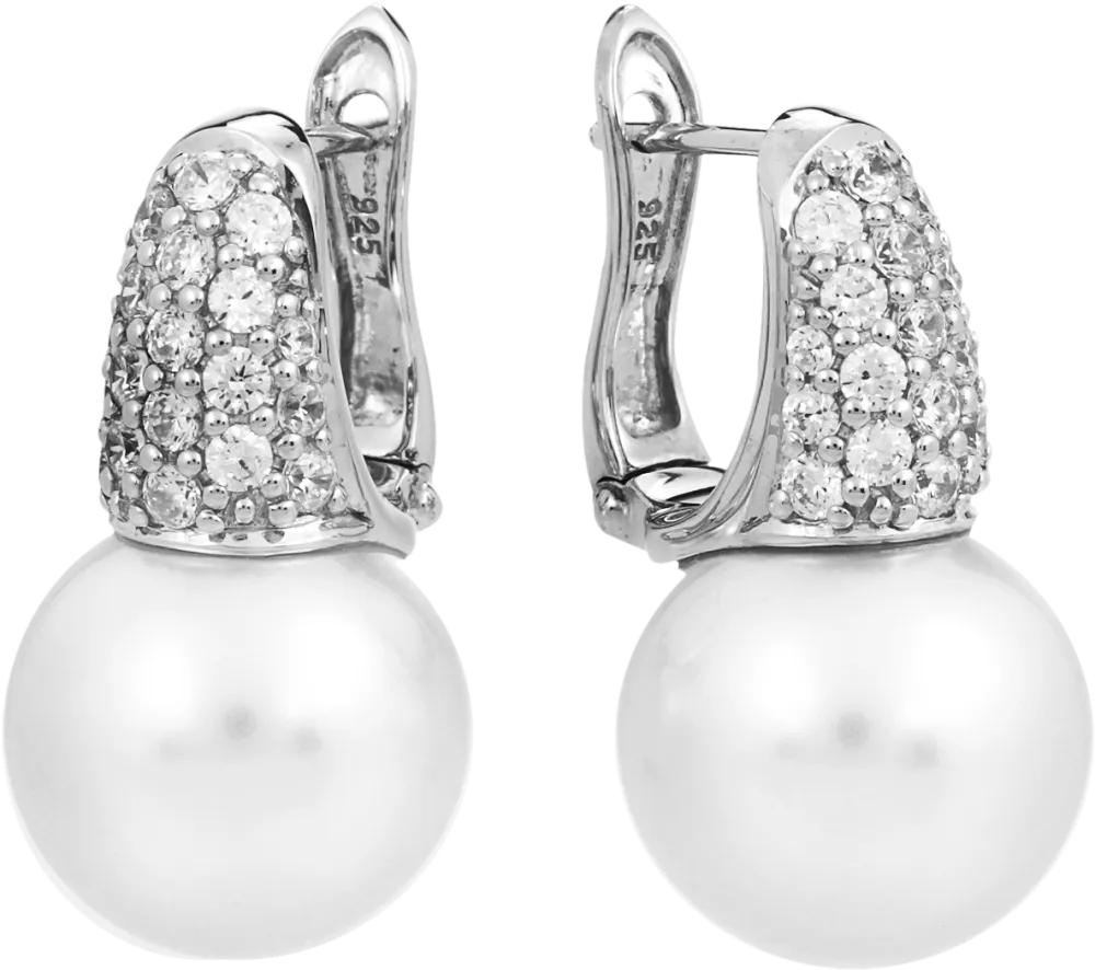 Belle Étoile Pearl Candy White Earrings - Earrings