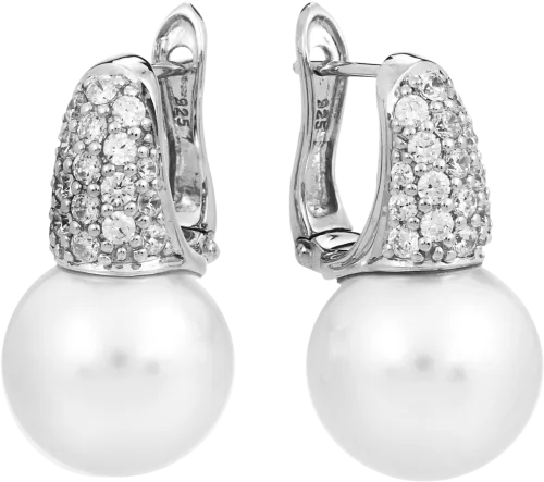 Belle Étoile Pearl Candy White Earrings - Earrings