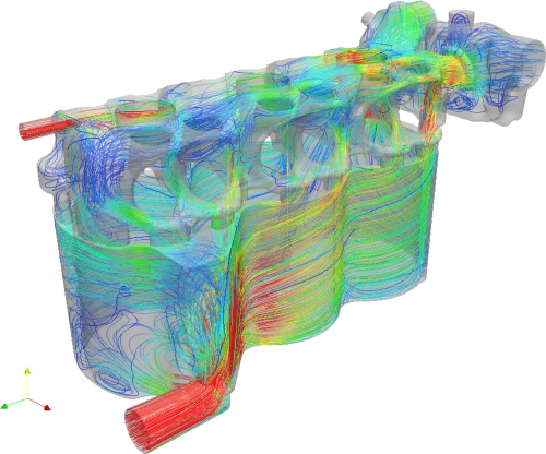 Engine Coolant Flow Simulation