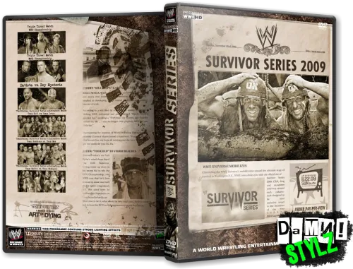 Hell In A Cell Png -survivor Series Dvd Cover Photo - Wwe Survivor Series 2009