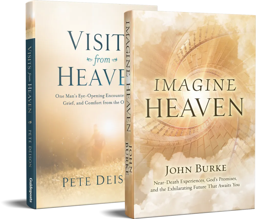 Imagine Heaven And Visits From Heaven 2 Book Set 
 - Book Cover