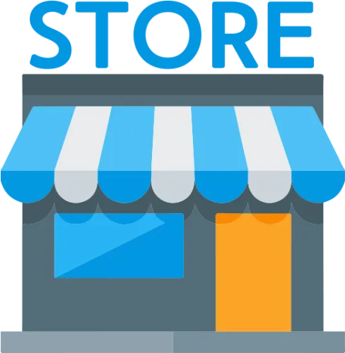 Store Vector Icon - Retail Store Icon Png
