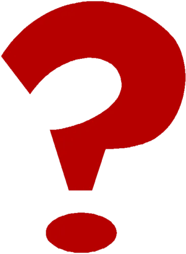 Red Question Mark Png - Question Mark Png Clipart