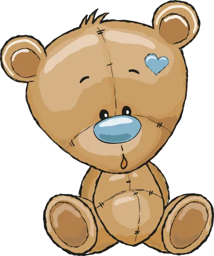 Teddy Bear Cartoon Stock Photography - Teddy Bear Birthday Card
