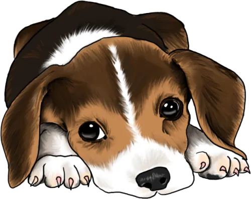 Transparent Beagle Png - Cartoon Beagle