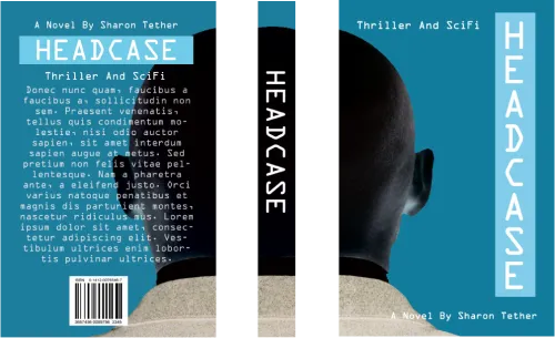 Headcase Book Cover - Book Cover Front Back Spine