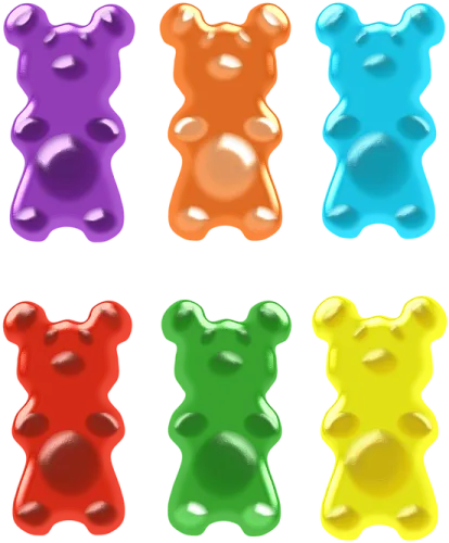 Gummy Bear Gummi Candy Clip Art - Gummy Bear Vector Free