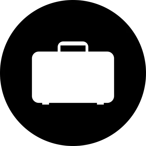 Transparent Luggage Clipart - Luggage White Icon Png