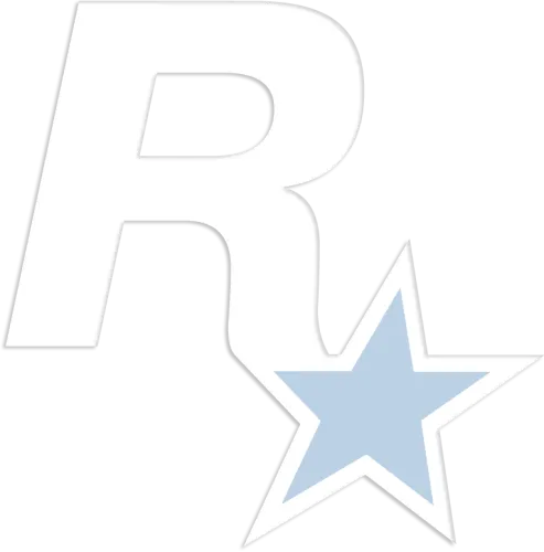 Rockstar Games Logo Png Banner Library Library - Rockstar Logo Png White
